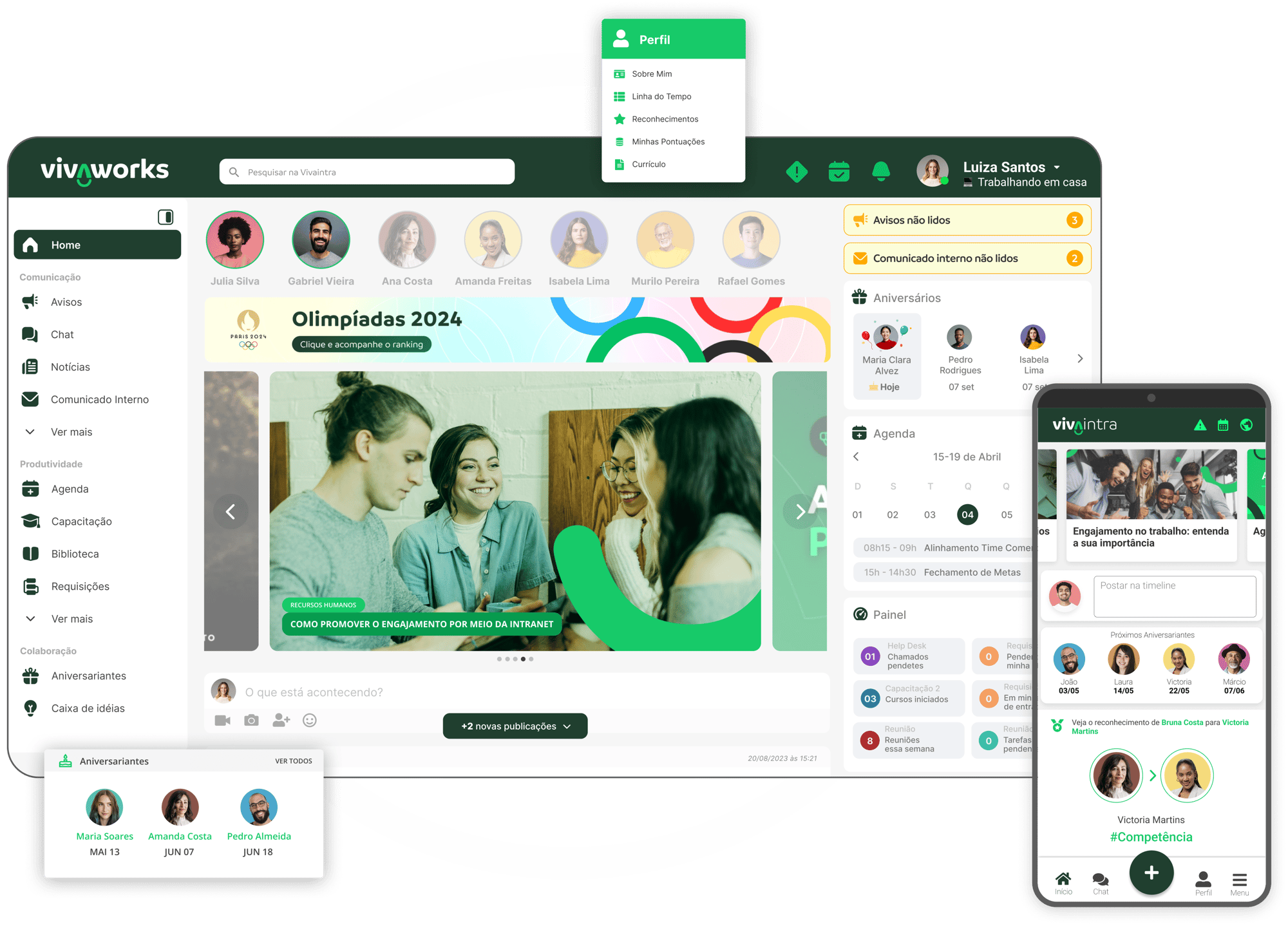 Plataforma de Comunicação Interna Vivaintra